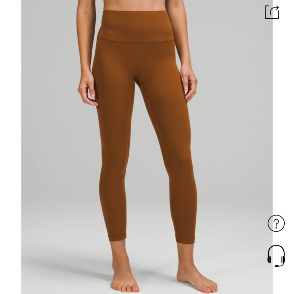 Lululemon Align 25” leggings in Ancient Copper